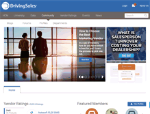 Tablet Screenshot of drivingsales.com